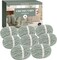 Jumbo Chunky Chenille Yarn – 8-Pack, 8 oz / 27 yds Each, Super Soft Bulky Yarn for Hand Knitting & Crocheting, Fluffy Thick Yarn for Blankets, Scarves, Home Decor – Sage Green